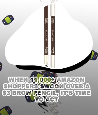 Elf dark brown eyebrow pencil