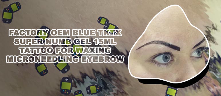 Eyebrow tattoo looks blue