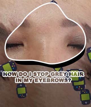 Eyebrow tattoo turned grey