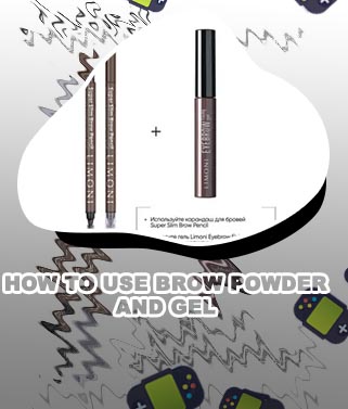 Gel eyebrow pencil