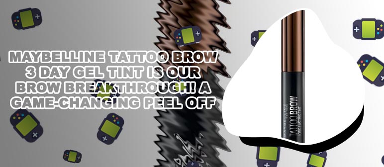 Maybelline tattoo brow peel off eyebrow tint