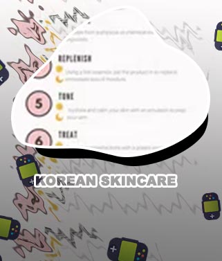 Skin care routine steps korean